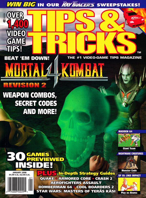 Tips & Tricks Issue 035 (January 1998) cover